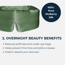 100% Silk Deep Sleep Mask