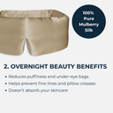 100% Silk Deep Sleep Mask