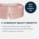 100% Silk Deep Sleep Mask