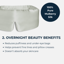 100% Silk Deep Sleep Mask