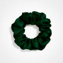 Premium Silk Scrunchie Green