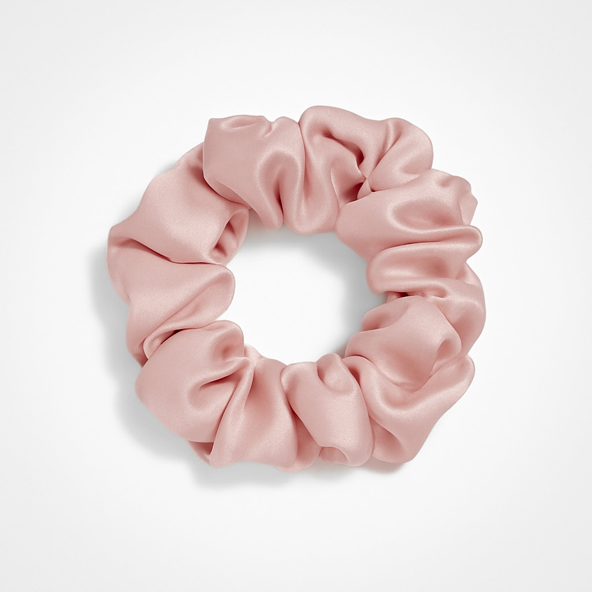 Premium Silk Scrunchie Rose Gold