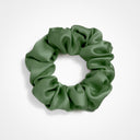 Premium Silk Scrunchie Pea Green