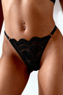 Pure Lace Elegance Lingerie Set - Black