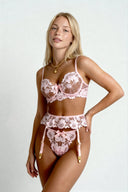 Blush Petal Lace Lingerie Set