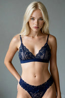Lace Muse Bralette - Navy Moonhaven