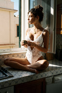 Ivory Blossom Lace Bodysuit Moonhaven