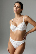 Sweet Blossom Lingerie Set - Vintage High Waist Moonhaven