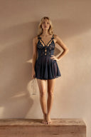 Midnight Lace Sheer Babydoll Set Moonhaven