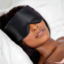 100% Silk Deep Sleep Mask Black