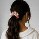Premium Silk Scrunchie Rose Gold
