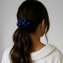 Premium Silk Scrunchie Navy