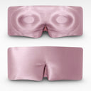 100% Silk Sleep Mask for Deep Sleep with Lash Protection Pink