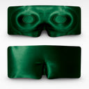 100% Silk Sleep Sleep Mask for Deep Sleep with Lash Protection Green