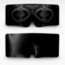 100% Silk Sleep Mask for Deep Sleep with Lash Protection Black