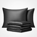 Premium Silk Duvet Cover Set Grey