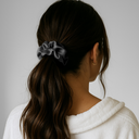 Premium Silk Scrunchie Grey