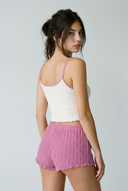 Ensemble de pyjama côtelé de minuit - Bleu 