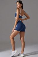 Moonhaven ContourForm™ High-Waist Short Contrast Trim - Midnight Blue