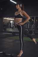 Moonhaven ContourForm™ High-Waist Legging Contrast Trim - Black