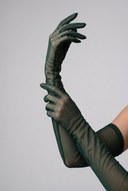 Long Gloves Mesh - Green (one size fits all)