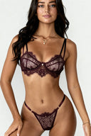 Plum Enchant Lace Set Moonhaven