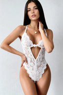 Ivory Blossom Lace Bodysuit Moonhaven