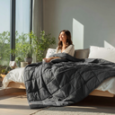 Moonblanket - Manta con Peso Clásica Beige (Algodón/Bambú) 